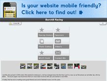 Tablet Screenshot of burchillracing.com